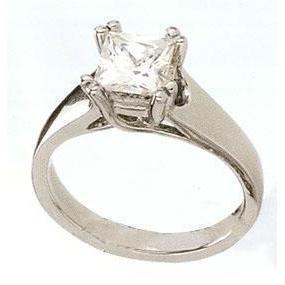 Diamanten ring verloving 1.51 ct. Prinses Solitaire - harrychadent.nl