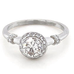 Diamanten verlovingsring 1,50 karaat antieke stijl