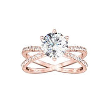 Afbeelding in Gallery-weergave laden, echte round diamant 1.50karaat ring vooraanzicht
