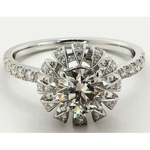 Afbeelding in Gallery-weergave laden, Diamanten verlovingsring geaccentueerd 2,75 karaat sieraden - harrychadent.nl
