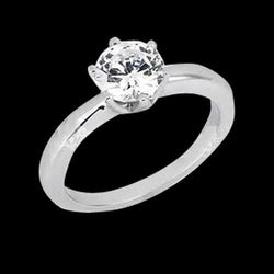 Diamond Engagement Vrouwen Ring Prong Setting Solitaire 1.25 Carat F Vs1