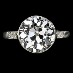 Diamond Old Miner Anniversary Ring Bezel Set 6 karaat dames sieraden