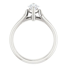 Afbeelding in Gallery-weergave laden, Diamond Solitaire Ring 1,50 Karaat Mand Instelling Vrouwen Sieraden - harrychadent.nl
