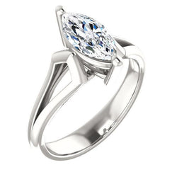 Diamond Solitaire Ring 1,50 Karaat Mand Instelling Vrouwen Sieraden