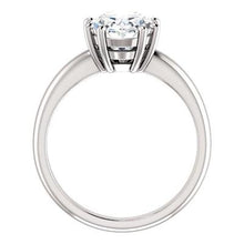 Afbeelding in Gallery-weergave laden, Diamond Solitaire Ring 3.50 karaat dames witgouden sieraden - harrychadent.nl
