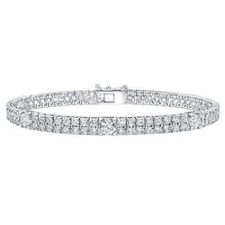 Natuurlijk Diamanten Armband 10 karaat - Witgoud 14K