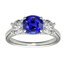 Afbeelding in Gallery-weergave laden, echte round diamant 2.50karaat ring vooraanzicht
