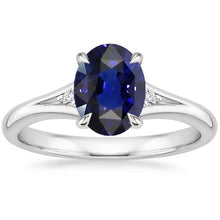 Afbeelding in Gallery-weergave laden, echte round diamant 2.75karaat ring vooraanzicht
