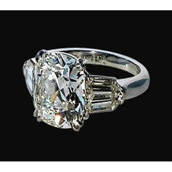 Drie Stenen Echt Diamanten Jubileumring 1.65 Karaat Witgouden Sieraden