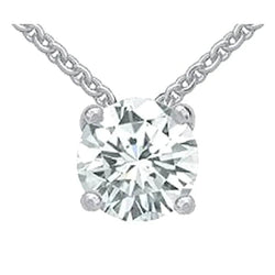 GIA-gecertificeerd labgekweekt diamanten solitaire collier