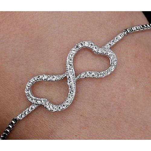 Echt Diamanten Armband Hart 4 Karaat Dames Sieraden 14K - harrychadent.nl