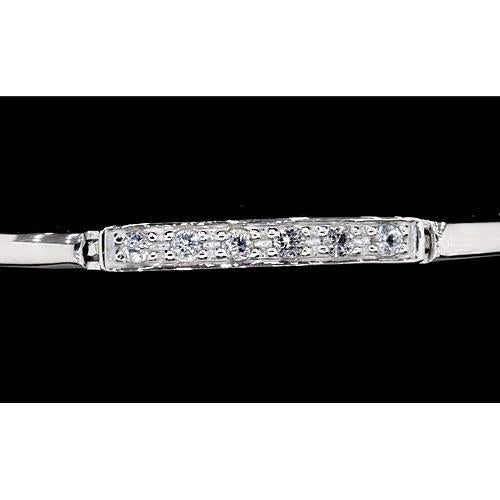 Echt Diamanten Dames Armband 2 Karaat Wit Goud 14K Sieraden Nieuw - harrychadent.nl