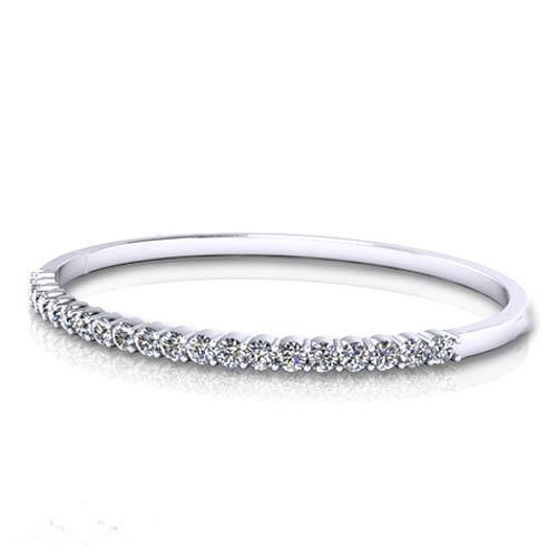 Echt Diamanten Damesarmband 4,00 Karaat 14K Witgoud