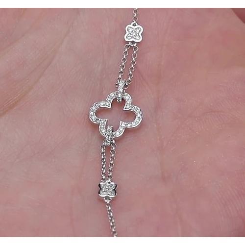 Echt Diamanten Kruisen Armband 2,50 karaat Dames Witgouden Sieraden - harrychadent.nl