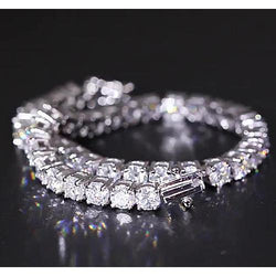 Natuurlijke uit de aarde gewonnen diamanten tennisarmband 12.50 karaat dames witgouden sieraden