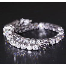 Afbeelding in Gallery-weergave laden, Echt Diamanten Tennisarmband 12.50 karaat Dames Witgoud F Vs1 Sieraden - harrychadent.nl
