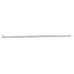 Echt Diamanten Tennisarmband 5,10 Karaat 14K Witgoud