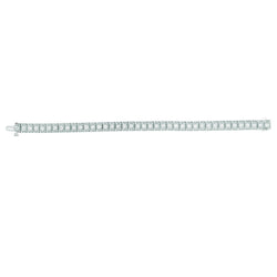 Natuurlijke uit de aarde gewonnen diamanten tennisarmband 6 karaat witgoud