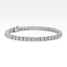 Afbeelding in Gallery-weergave laden, Echt Diamanten Tennisarmband Wit Goud 14K 12 Karaat
