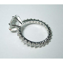 Afbeelding in Gallery-weergave laden, Echt Diamanten Verlovingsring Geaccentueerd 5,25 Karaat Witgoud 14K
