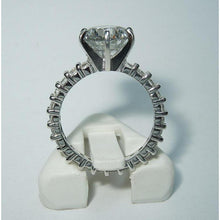 Afbeelding in Gallery-weergave laden, Echt Diamanten Verlovingsring Geaccentueerd 5,25 Karaat Witgoud 14K
