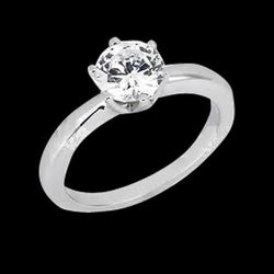 Echt Diamond Engagement Vrouwen Ring Prong Setting Solitaire 1.25 Carat F Vs1