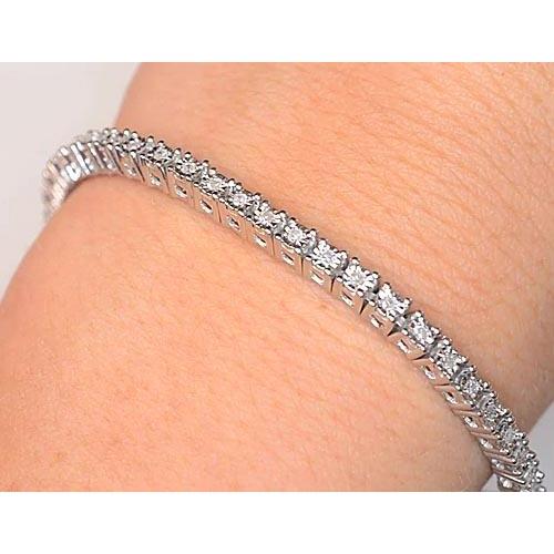 Echt Diamond Tennis Armband Prong Set 5 Karaat F Vs1 Dames Sieraden - harrychadent.nl