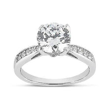 Afbeelding in Gallery-weergave laden, Echte 1,75 ct Ronde Diamanten Trouwring Witgoud

