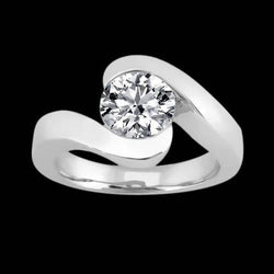 2.50 Ct. Natuurlijke uit de aarde gewonnen Diamanten Trouwring Solitaire Witgoud
