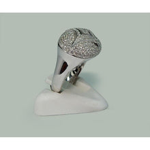 Afbeelding in Gallery-weergave laden, Echte Fancy Ronde Diamanten Verlovingsring 1,27 karaat Witgoud 14K - harrychadent.nl

