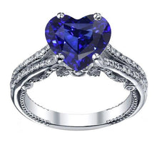Afbeelding in Gallery-weergave laden, echte round diamant 4.50karaat ring vooraanzicht
