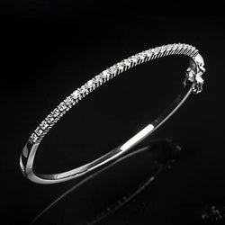 F Vs2 ronde tandenset 3.60 karaat diamanten armband