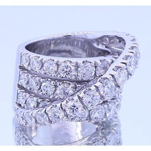 Afbeelding in Gallery-weergave laden, Fancy Ring Ronde Diamanten 5.10 Karaat Vier Prong Wit Goud 14K - harrychadent.nl
