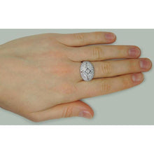 Afbeelding in Gallery-weergave laden, Fancy ronde diamanten verlovingsring 1,27 karaat witgoud 14K - harrychadent.nl
