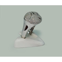 Afbeelding in Gallery-weergave laden, Fancy ronde diamanten verlovingsring 1,27 karaat witgoud 14K - harrychadent.nl
