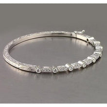Afbeelding in Gallery-weergave laden, Filigraan stijl diamanten armband 1,40 karaat wit goud 14K - harrychadent.nl
