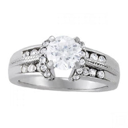 Fonkelende diamanten verlovingsring 1,75 ct. Wit goud 14K