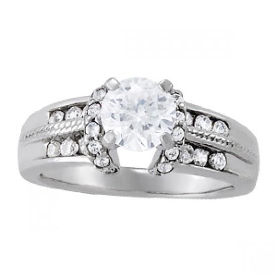 Fonkelende diamanten verlovingsring 1,75 ct. Wit goud 14K - harrychadent.nl