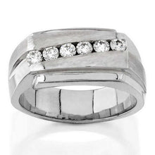 Afbeelding in Gallery-weergave laden, echte round diamant 0.50karaat ring vooraanzicht
