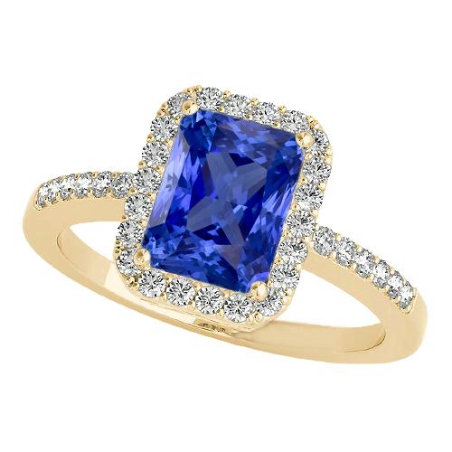 Geelgouden Halo Jubileumring & Ronde Diamanten 4 Karaats Sieraden - harrychadent.nl