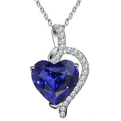 Gemstone Heart Hanger & Diamond Twisted Style Sieraden 4,75 karaat