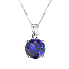 Afbeelding in Gallery-weergave laden, echte round diamant 2.50karaat hanger vooraanzicht

