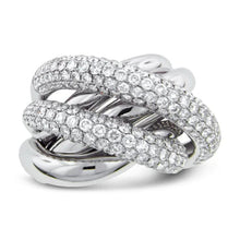 Afbeelding in Gallery-weergave laden, Gouden aangepaste sieraden Dames Fancy Diamond Ring
