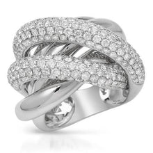 Afbeelding in Gallery-weergave laden, Gouden aangepaste sieraden Dames Fancy Diamond Ring
