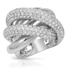 Afbeelding in Gallery-weergave laden, Gouden Aangepaste Sieraden Dames Fancy Echt Diamond Ring
