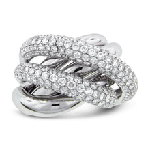Afbeelding in Gallery-weergave laden, Gouden Aangepaste Sieraden Dames Fancy Echt Diamond Ring

