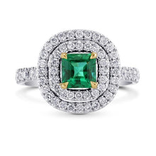 Afbeelding in Gallery-weergave laden, echte round diamant 3.70karaat ring vooraanzicht

