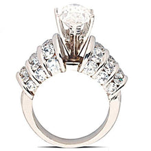 Afbeelding in Gallery-weergave laden, Grote markiezin geslepen diamanten geaccentueerde ring 4,75 ct. Dames Sieraden Nieuw - harrychadent.nl
