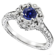 Afbeelding in Gallery-weergave laden, echte round diamant 3karaat ring vooraanzicht
