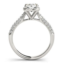Afbeelding in Gallery-weergave laden, Halo Diamond Solitaire Ring Met Accent 1.50 Karaat Nieuw Wit Goud 14K - harrychadent.nl
